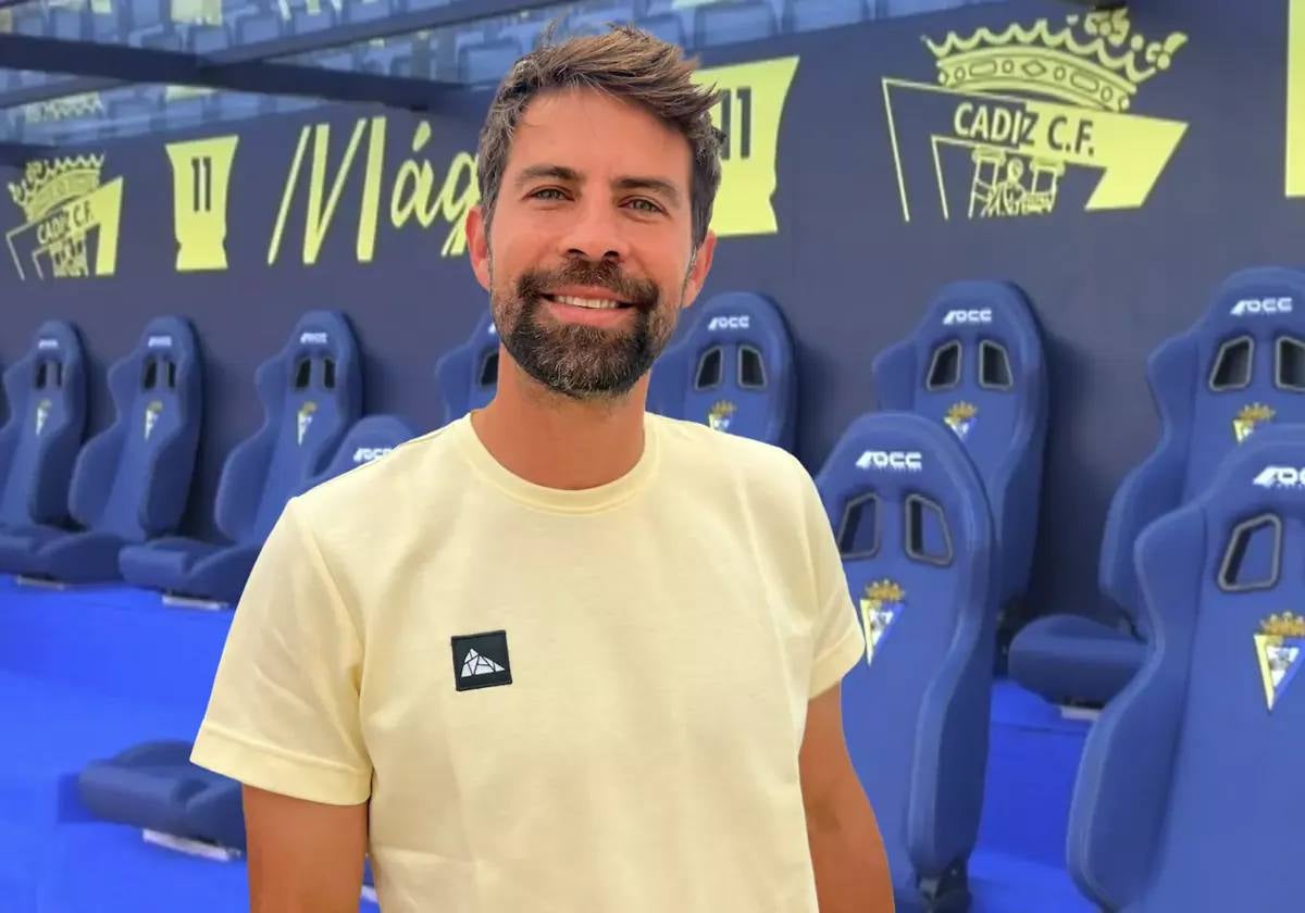 Coke Andújar en su presentación como ayudante de Paco López en el banquillo del Cádiz CF