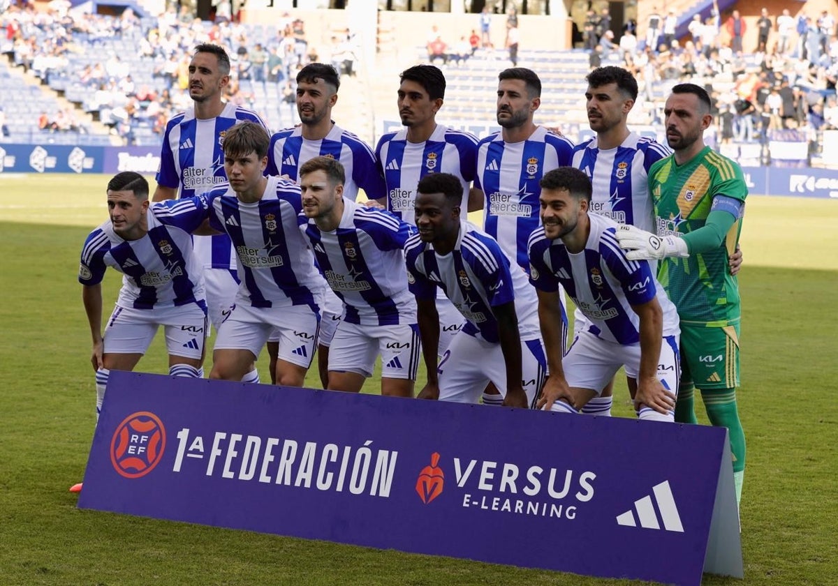 Equipo titular del Recreativo de Huelva