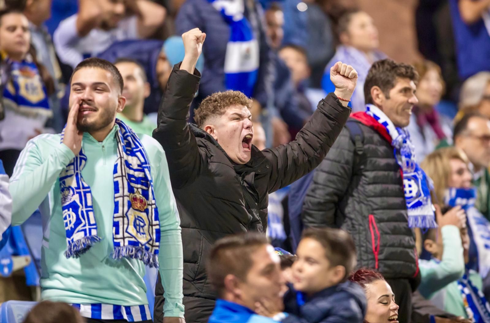 Las mejores imágenes del loco partido Recreativo-Algeciras