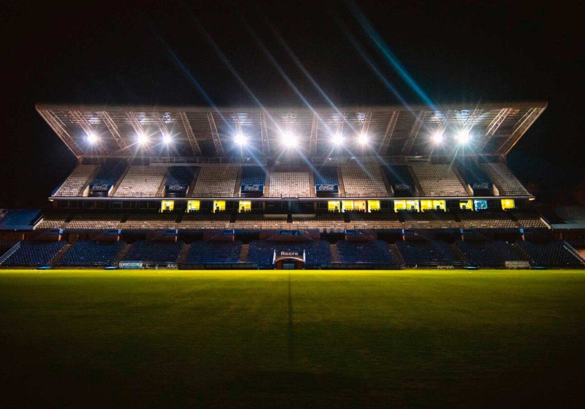 El estadio Nuevo Colombino