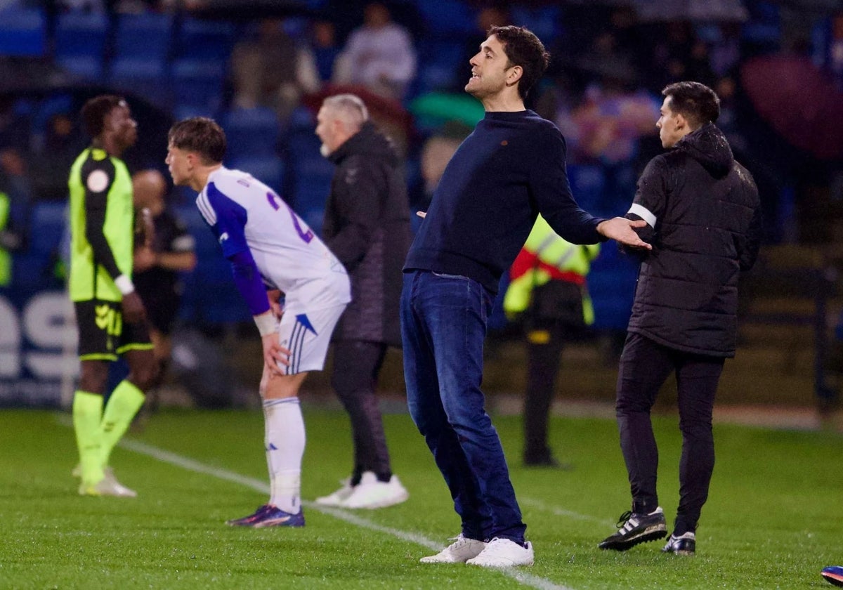 Íñigo Vélez, entrenador del Recreativo de Huelva