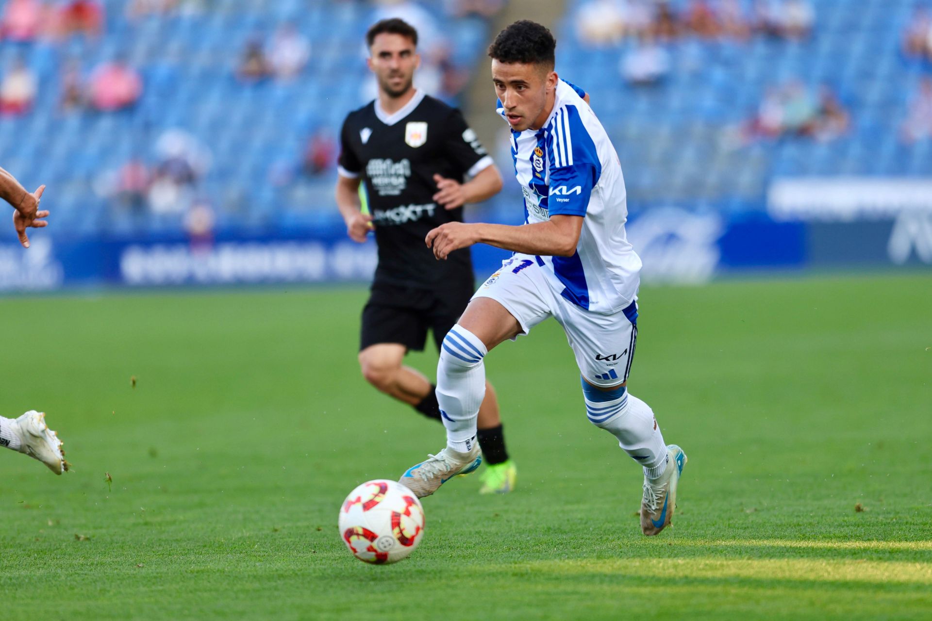 El descenso del Recreativo de Huelva tras perder con el Mérida, en imágenes