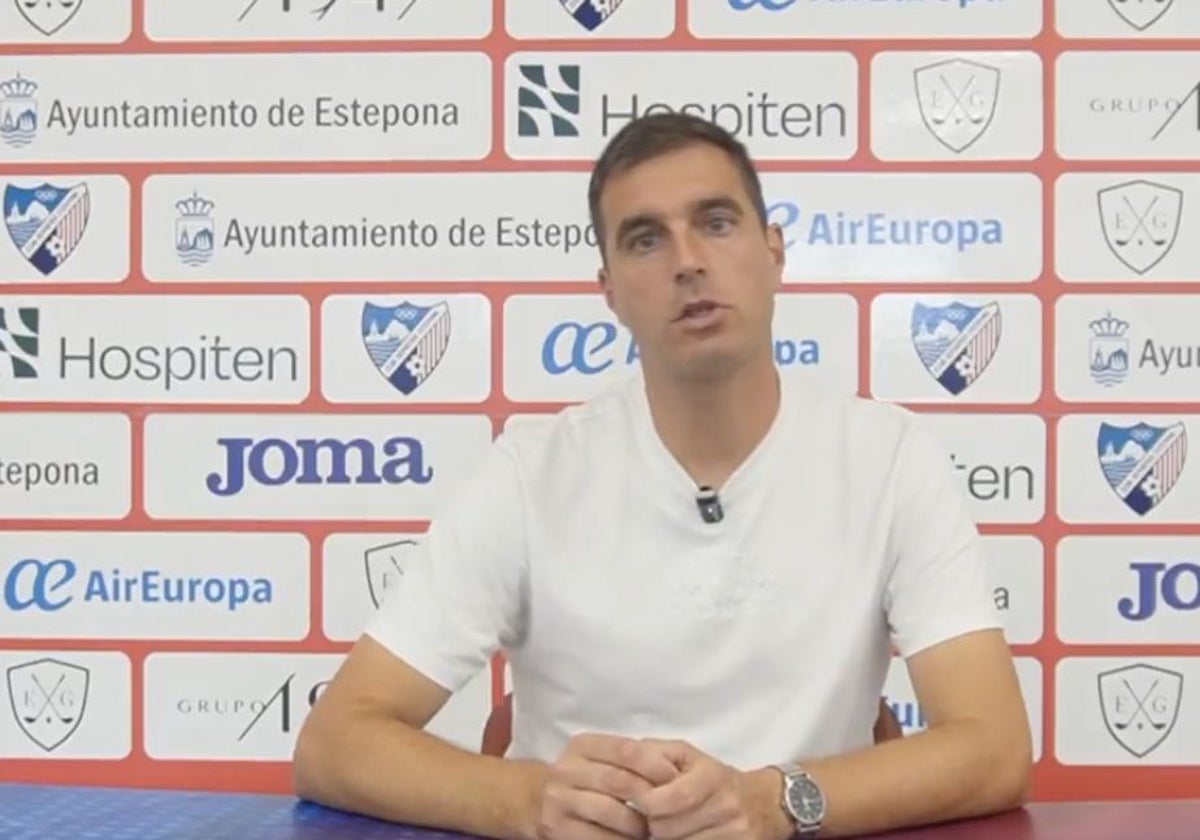 Mikel Llorente, técnico del conjunto malagueño
