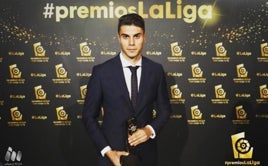 Naranjo, premiado por la LFP por su gran temporada con el Nástic