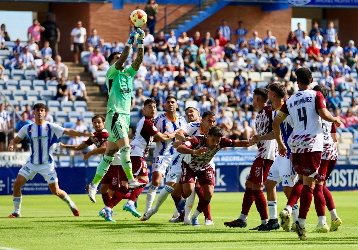 Un momento del Recreativo-Xerez