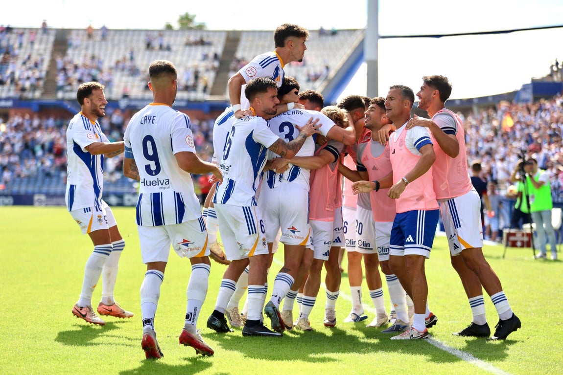 Recreativo-Xerez: Las imágenes de la derrota en el derbi andaluz