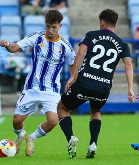 Imagen secundaria 2 - Crónica del Recreativo- Atlético Malagueño: Morilla ve la botella medio llena; la afición medio vacía (1-0)