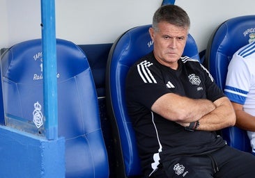 Pedro Morilla, en el banquillo