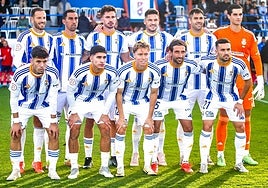 El once inicial que sacó el Recreativo en su visita al Yeclano esta tarde