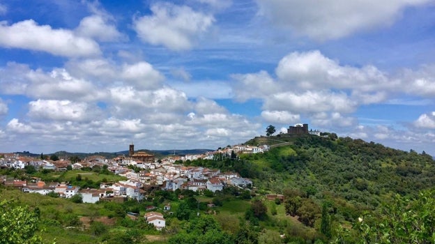 La localidad serrana de Cortegana
