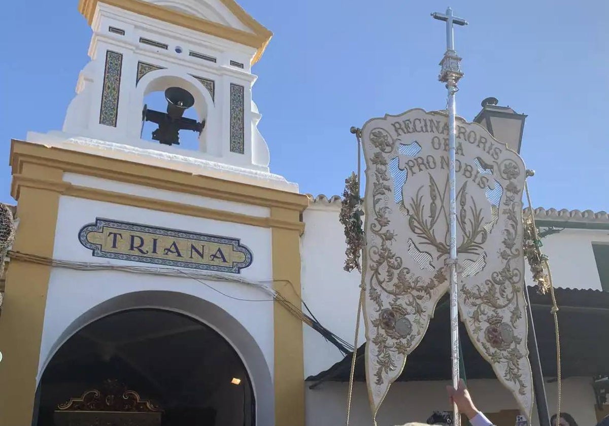 Casa hermandad de Triana en El Rocío, donde este fin de semana celebrará su Candelaria