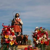 La Ribera saca a San Isidro en romería