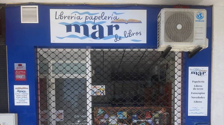 Fachada de la librería 'Mar de Libros'