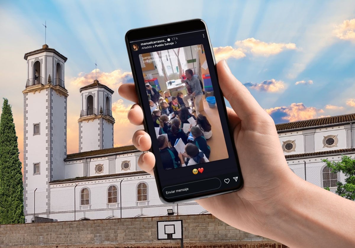La publicación de Manuel Carrasco con el video del Colegio Diocesano