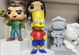 Varias de las figuras realizadas con impresora 3D