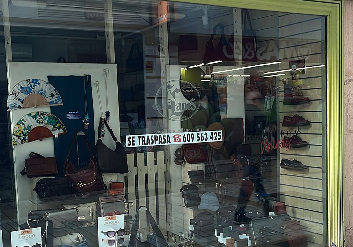 Escaparate del comercio