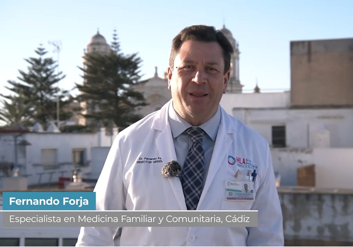 El doctor Fernando Forja, durante su intervención en el programa 'Salud al día'