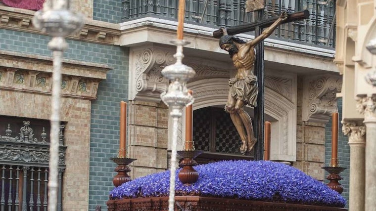 El Santo Cristo de la Misericordia, en la plaza Alcalde Coto Mora