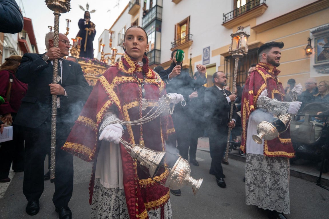 El Vía Crucis de la Semana Santa de Huelva 2025, en imágenes