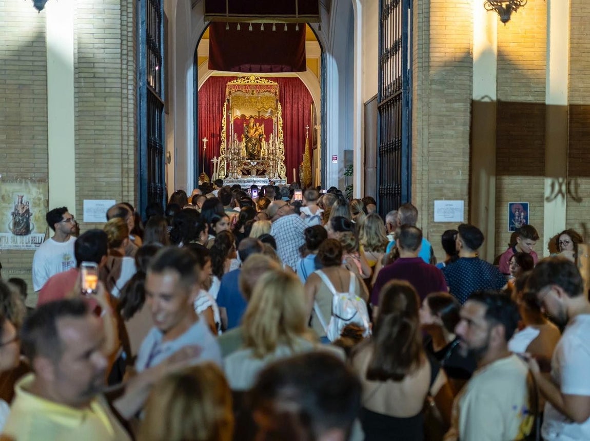Magna Mariana: Las imágenes de la masiva llegada a Huelva de las patronas de Lepe y Palos