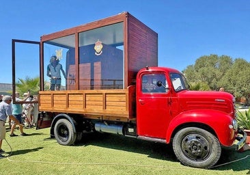Así es el camión que traerá a la patrona de Lepe a la Magna Mariana de Huelva