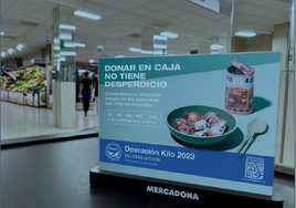 Las 20 tiendas de Mercadona en Huelva participan en la Operación Kilo 2023