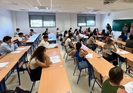 Arranca la PEvAU en Huelva y la rectora pide a los alumnos que elijan la Onubense: «Tenemos un campus atractivo y lleno de vida»