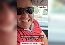 El divertido momento en el que un taxista de Huelva trata de escribir el nombre vasco de una clienta