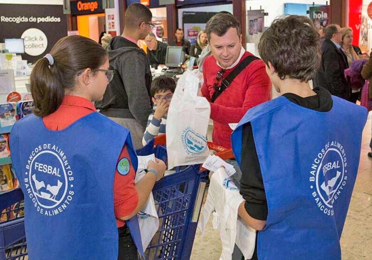 Voluntarios en una Gran Recogida