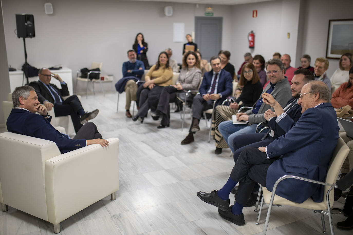 El ciclo de periodismo y actualidad 'Opinión Abierta' en imágenes