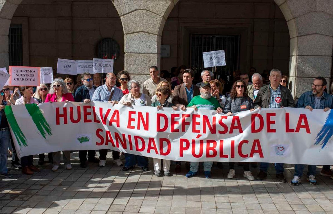La protesta de la Marea Blanca, en imágenes