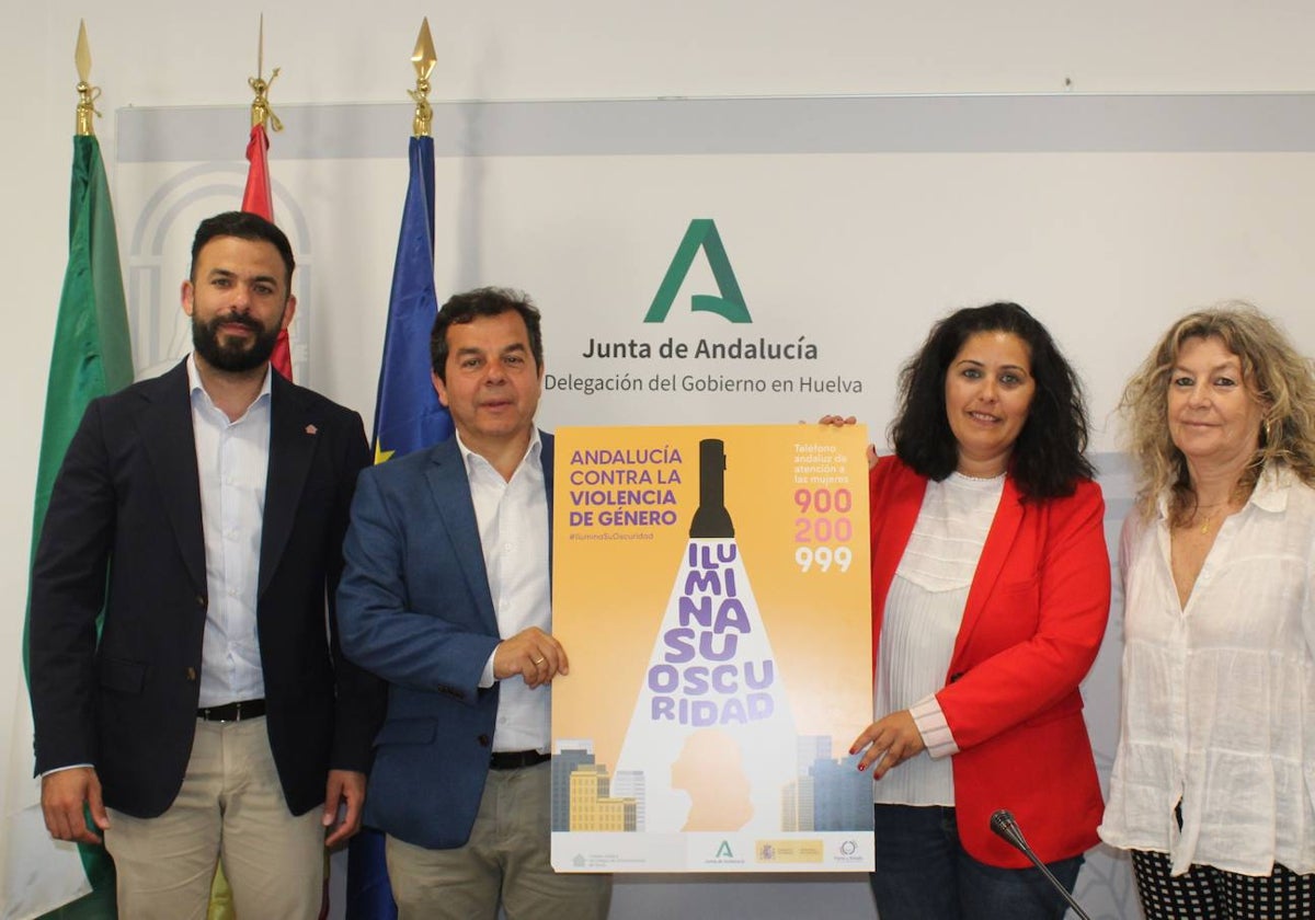 La campana 'Ilumina su oscuridad' ha sido presentada este martes en Huelva