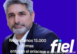 Juan José Cortés no concurrirá finalmente a las Elecciones Europeas: su candidatura con el partido Fiel ha quedado excluida