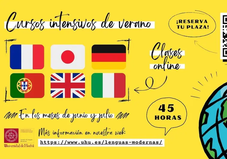 Cursos intensivos de verano de idiomas en la Universidad de Huelva
