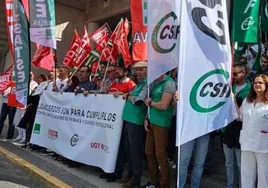 Protestas en Huelva para exigir al SAS que cumpla los acuerdos de atención primaria y carrera profesional de 2023