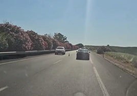 Una mujer iba camino de Huelva y se queja de este problema tan frecuente en la A-49: «¡Esto es todos los años!»
