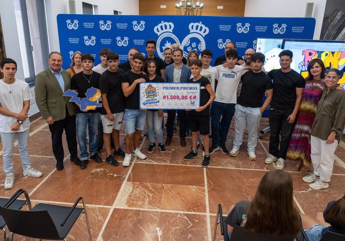 Entrega de los premios en la Diputación de Huelva