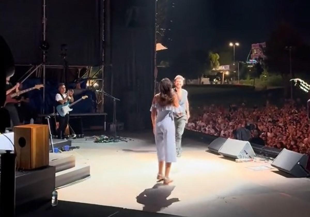 Captura del vídeo de Carolina Marín