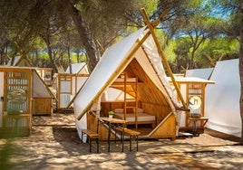 Dos exconcursantes de La Isla de las Tentaciones se reconcilian en este glamping de Huelva: «Un finde de 10»