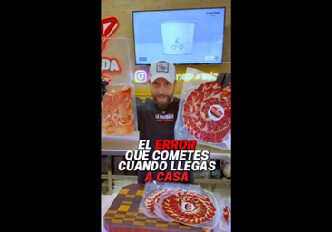 Un carnicero advierte del gran error que muchos cometen al comprar jamón y por qué no deberías hacerlo: «Llegas a casa y lo primero que haces es meterlo en la nevera»