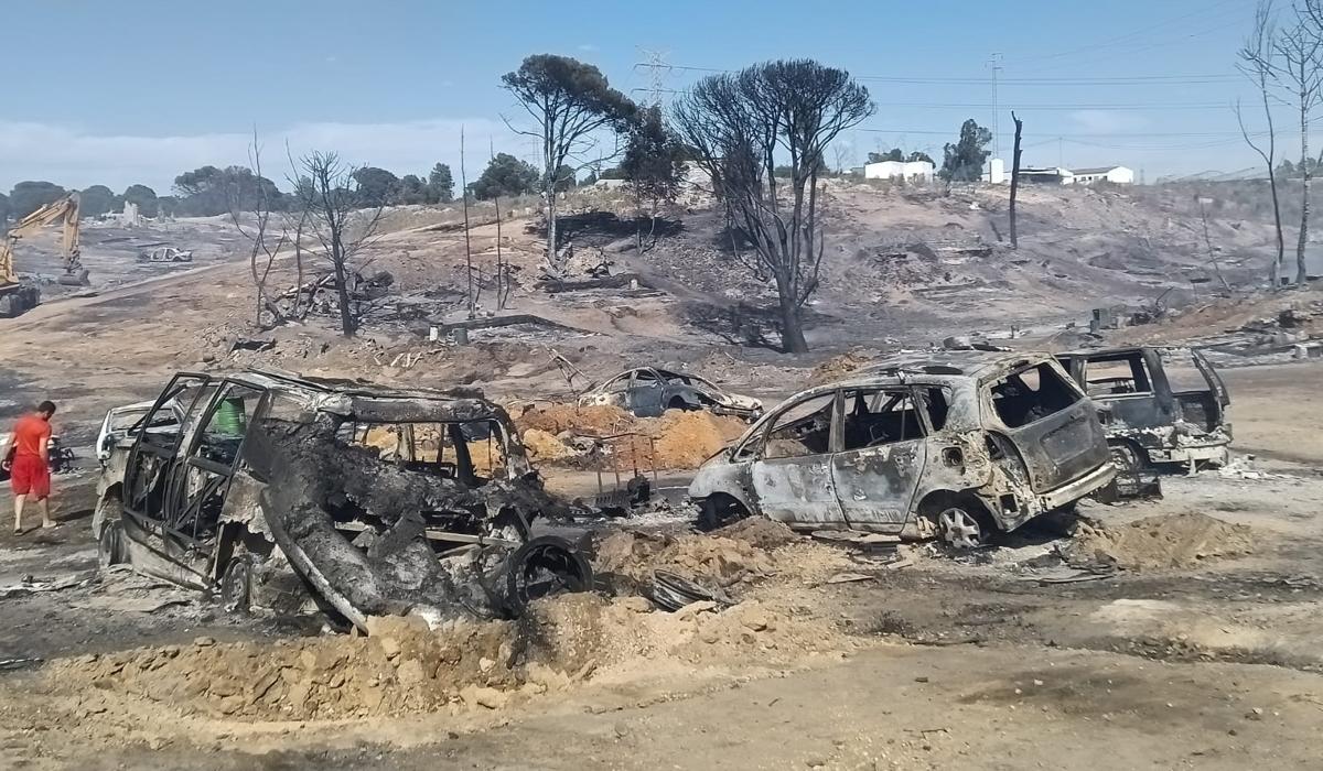 Destrucción total en el asentamiento palermo