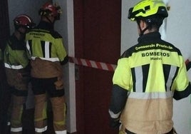 Rescatada una mujer atrapada en un ascensor con dos bebés en Aracena