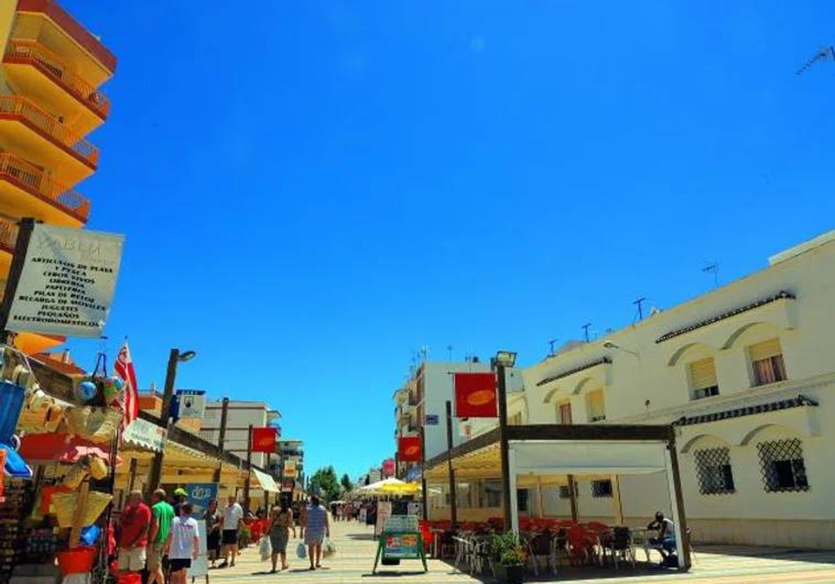 La avenida Castilla de La Antilla