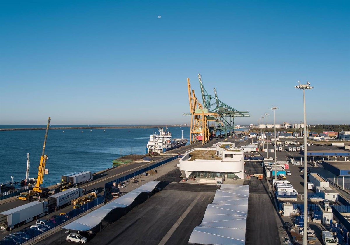 Imagen de archivo de las instalaciones del Puerto de Huelva