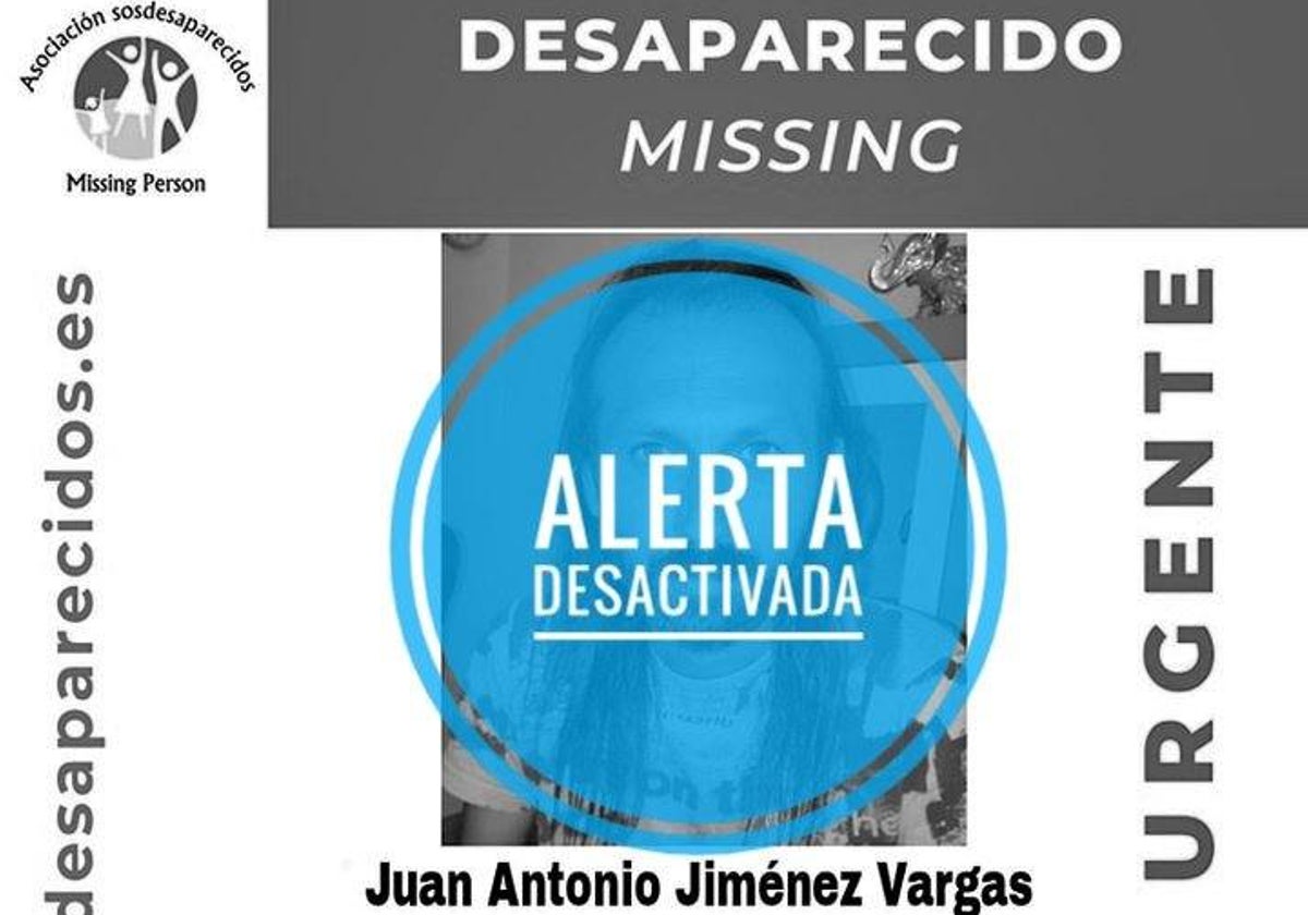 SOS Desaparecidos ha desactivado ya la alerta de búsqueda