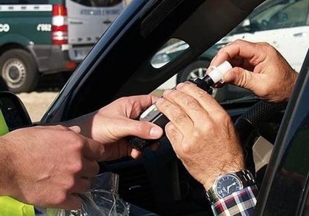 El conductor dio positivo en la prueba de alcoholemia