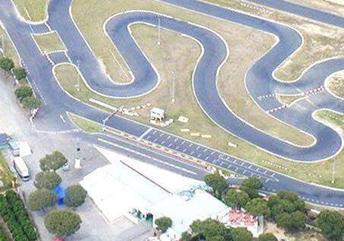 Instalaciones del karting de Cartaya