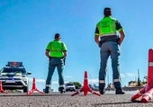 Herido un guardia civil después de que un delincuente intantara arrollarlo durante un control