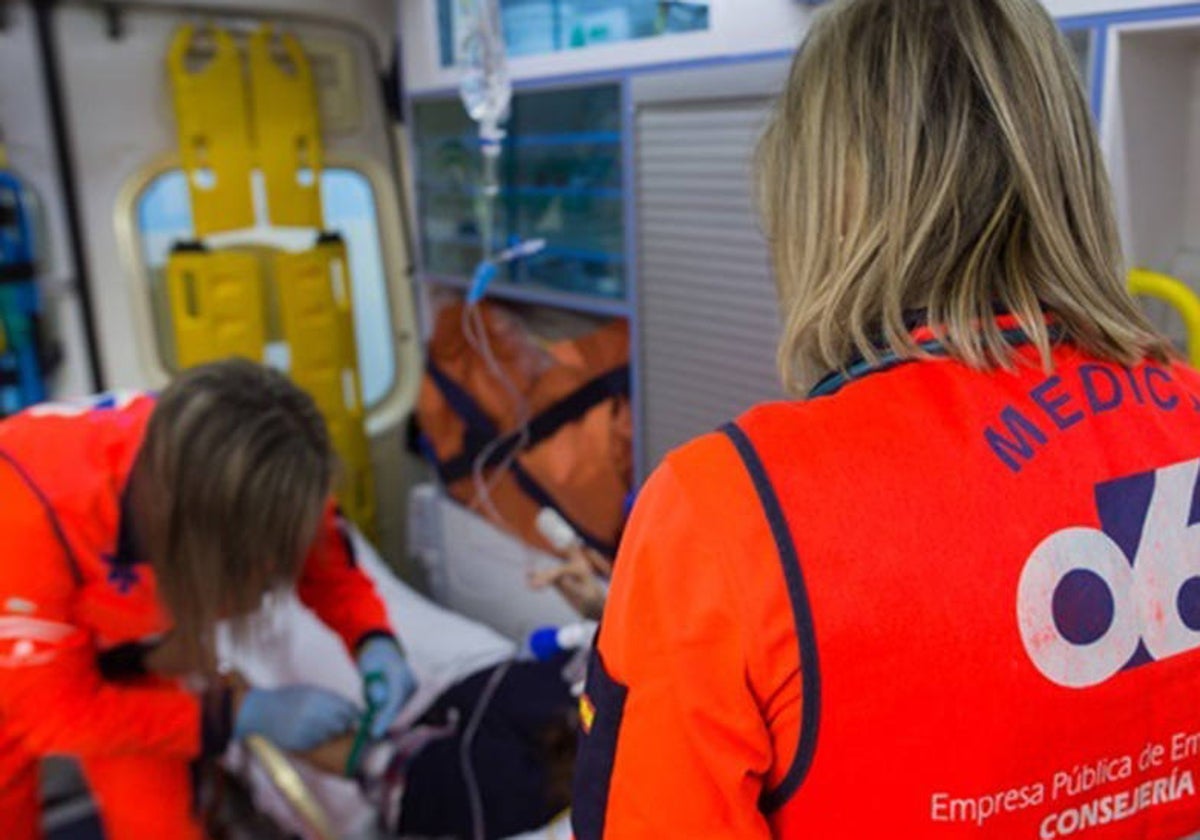 Interior de una ambulancia