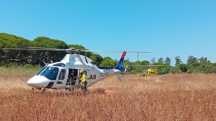 Controlado un incendio forestal en Cartaya que ha quemado 4,5 hectáreas
